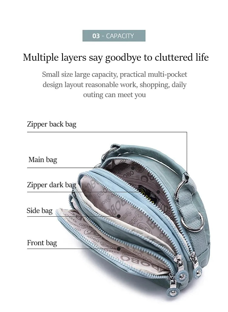 Small Bag Women's Crossbody New French Popular Network Red Fashion Foreign Style Crossbody Bag Versatile Mother's Mobile Bag