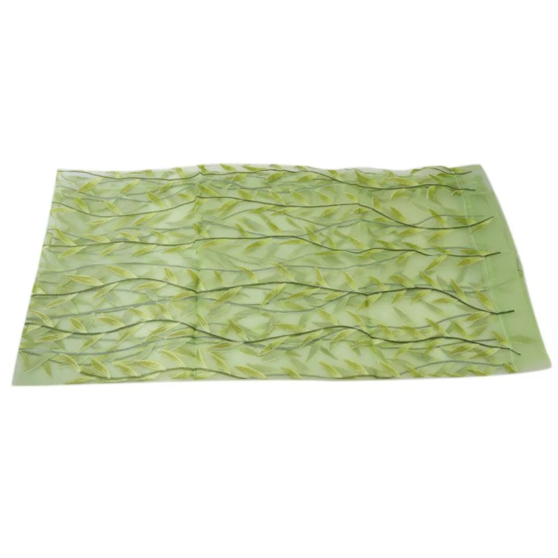 ZhejiangChoice Vorhang Blattmuster - 2 Paneele Polyester