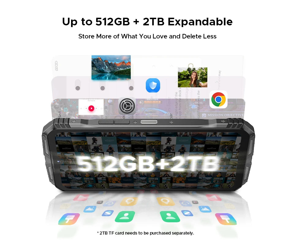 Doogee S118 Pro Robustes 5G Smartphone - 10800 mAh, 33W, 6,6 Zoll