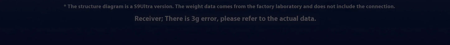 EWEADN S9 Pro Ultraleicht Gaming-Maus - 26K DPI, Tri