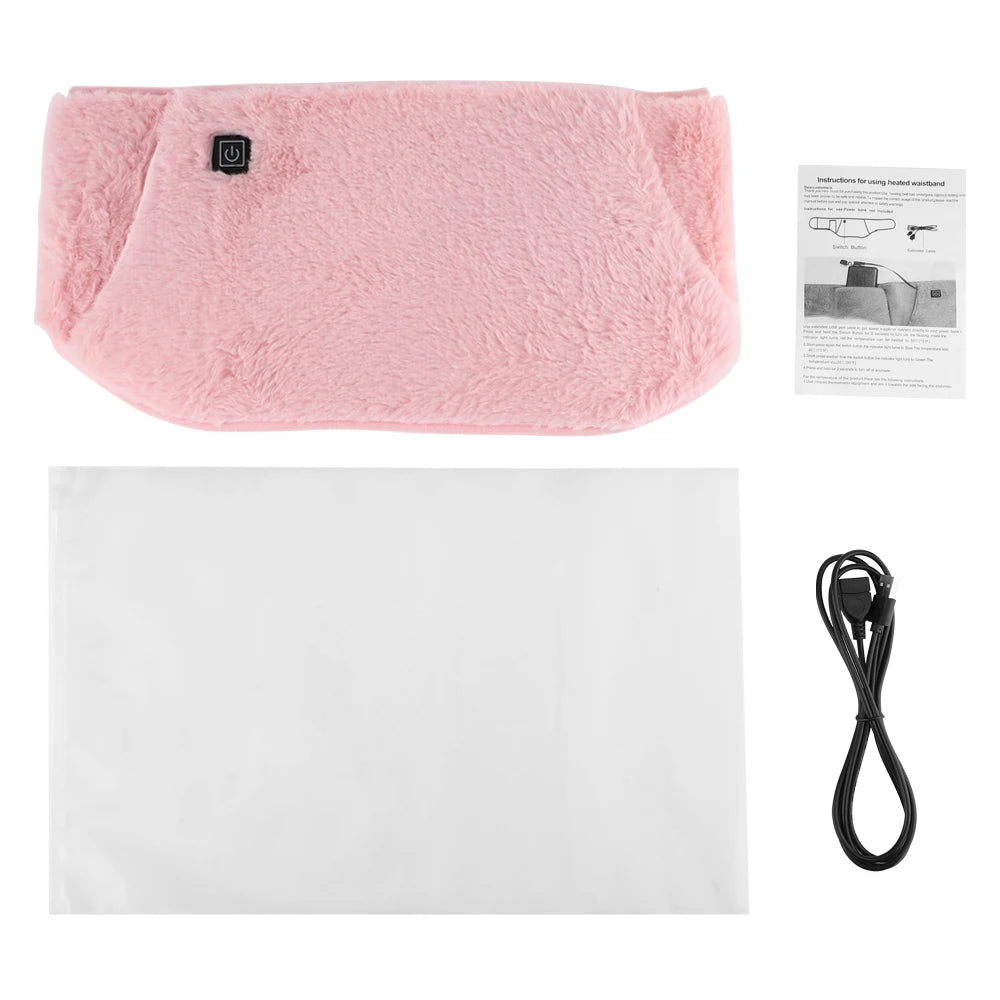 Electric Heating Belt USB Hand Warmer Winter Heater Waist Warmers Hot Compress Therapy Abdominal Lumbar Uterus Warming Pad