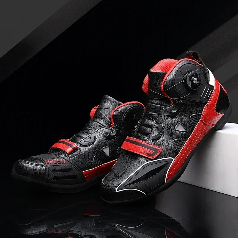 CN Fujian Leder Motocross Stiefel Knöchelhoch - Plus Size Antirutsch Atmungsaktiv