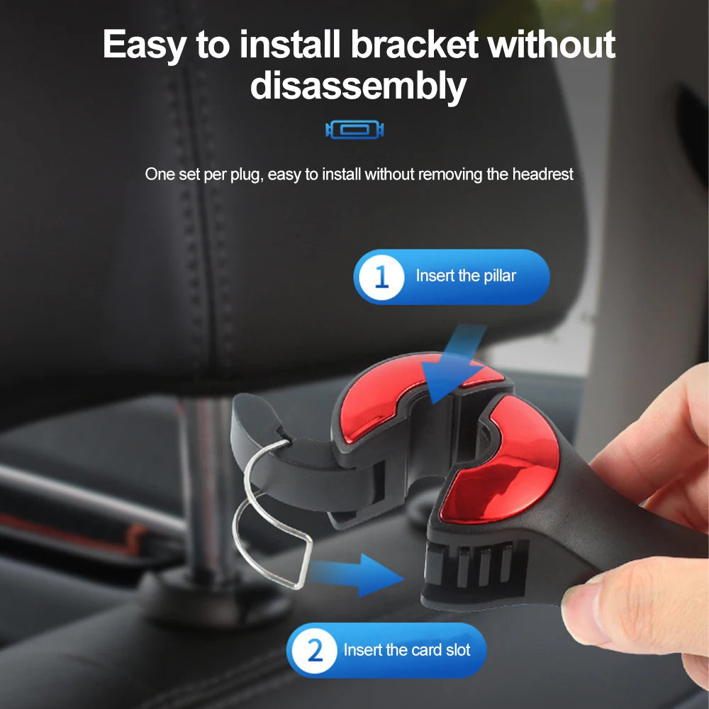 Universal Auto Halterung Haken Multi-Funktion Hängen Aufbewahrung Handy Halter Rücksitz Aufhänger Haken Für Tasche Geldbörse Tuch Lebensmittel