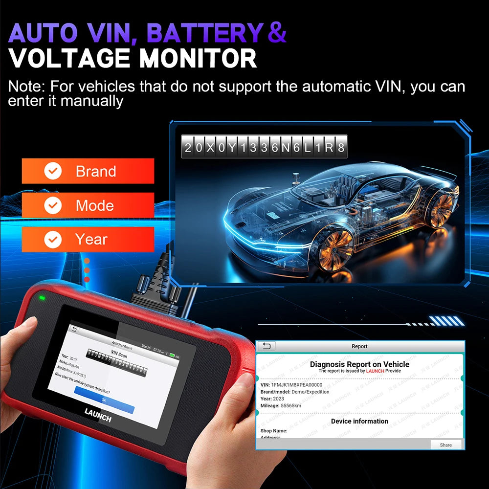 LAUNCH X431 CRP129E Auto OBD2 Diagnosewerkzeug
