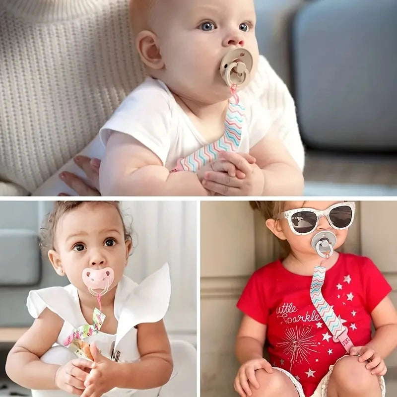 Schnuller-Halter 2025: 1/4pcs Cute Durable Pacifier Holder Clips Boys Girls - Perfect Gift Holidays Collection