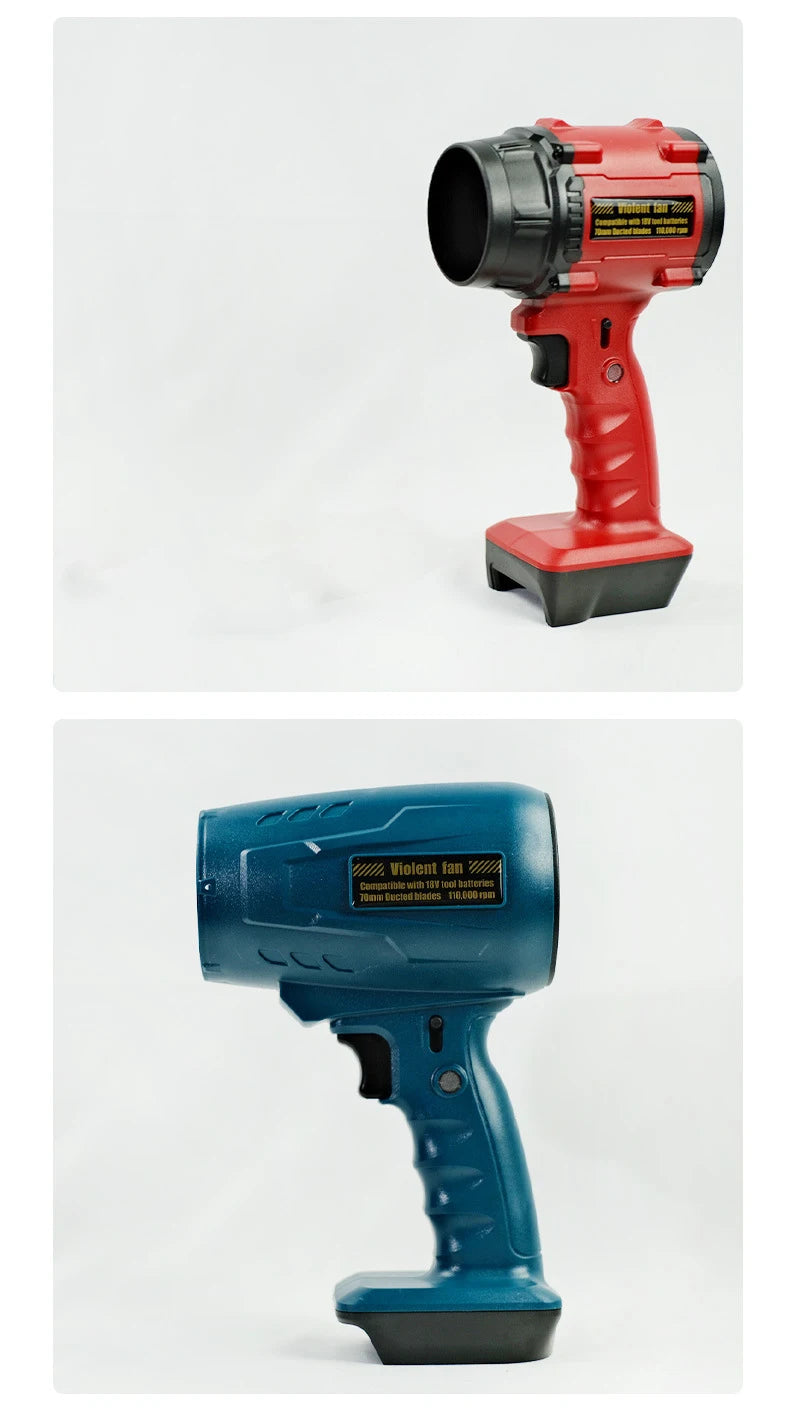 Powerful Air Blower 33000RPM/min Car Violent Blower Air Gun Turbo Jet Fan Electric Handheld Turbofan for Makita/Milwaukee/Dewalt