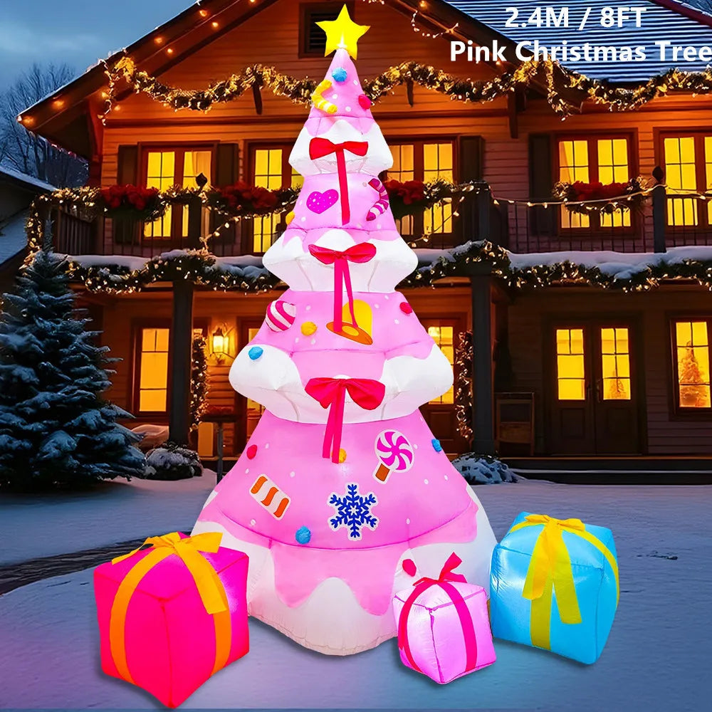 Christmas Inflatable Model,climbing Wall Santa Claus Glowing Inflatable Model, Outdoor Garden Scene Decoration Hanging Ornaments