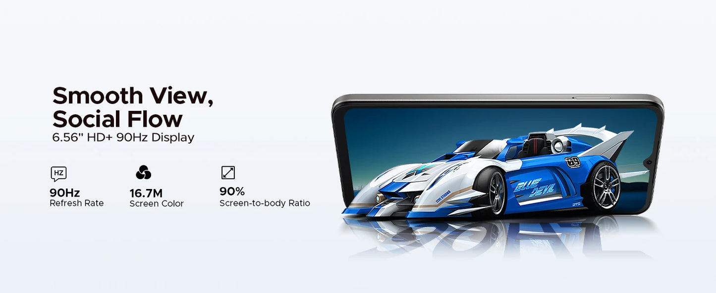 DOOGEE Note56 Pro Smartphone - 6150 mAh, Schnellladung, 6,56 Zoll