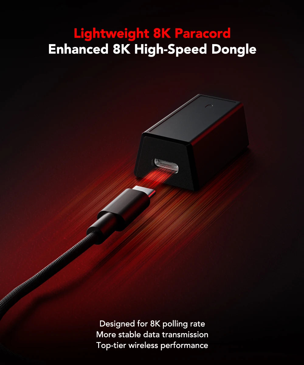 Kysona Jupiter Drahtlose Gaming-Maus - 26000DPI 49g BT