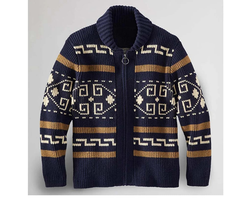 Zhejiang Premium Kaschmir Strickcardigan - Wärmekomfort Kapazität Hoch, Leistung Warm, Größe XL