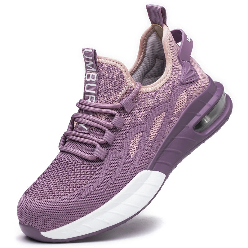 Lightweight Breathable Sneakers for Women Slip Resistant Shoes Outdoor Puncture-proof Outsole Comfort Wear Resistant Shoes