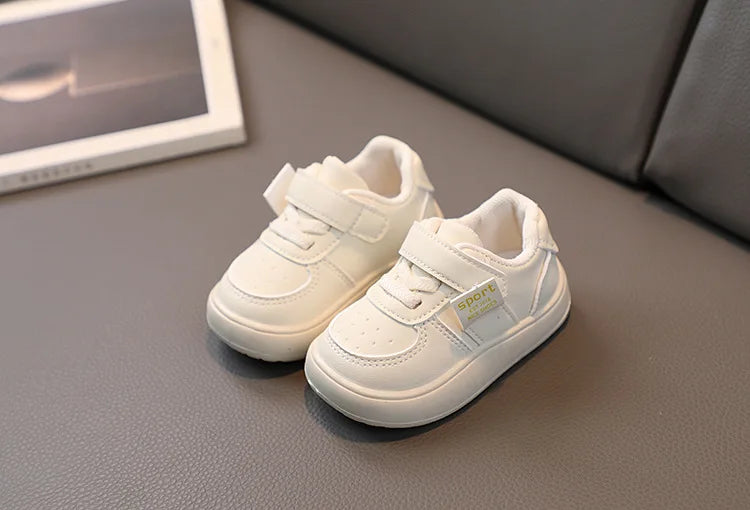 Neue Baby Schuhe 2025 - Frühling Herbst Weiche Sohle Kleinkind - Jungen Sport Schuhe Neue Weiße Mädchen Atmungsaktiv Rutschfest
