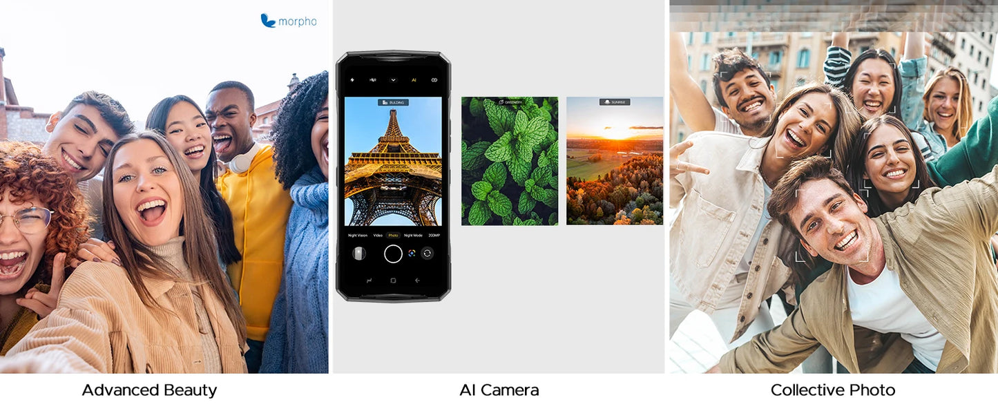 DOOGEE V40 Pro Robustes Gaming Smartphone - 8600 mAh 33W 6,78 Zoll