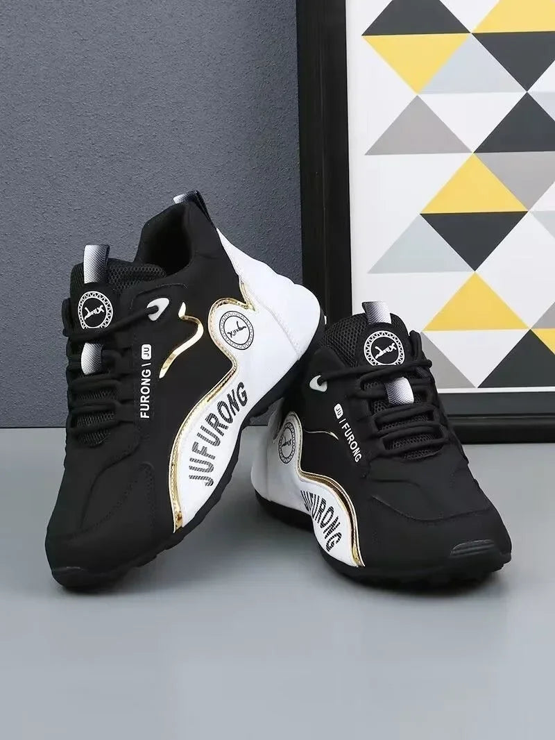 Man 2024 Luxury Sneakers Sports Shoe Women Casual Sneakers Chunky Sneakers Couples New Designer Soft-soled Leather Running Shoes