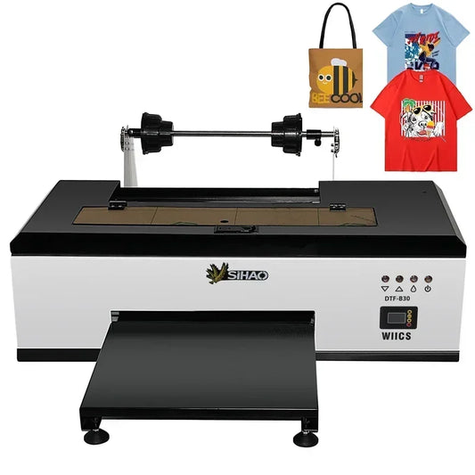 SIHAO R1390/L1800 DTF Drucker All-in-One - Kapazität 1 Spule, 120W, 60x45x30cm by Golden Bridge Store