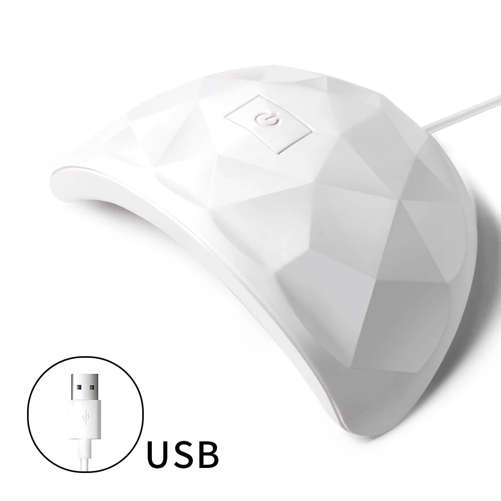 LULAA 18 UV LEDs Gel Nail Drying Lamp Mini LED Screen Nail Phototherapy Machine Professional Manicure Tool Salon Equipment