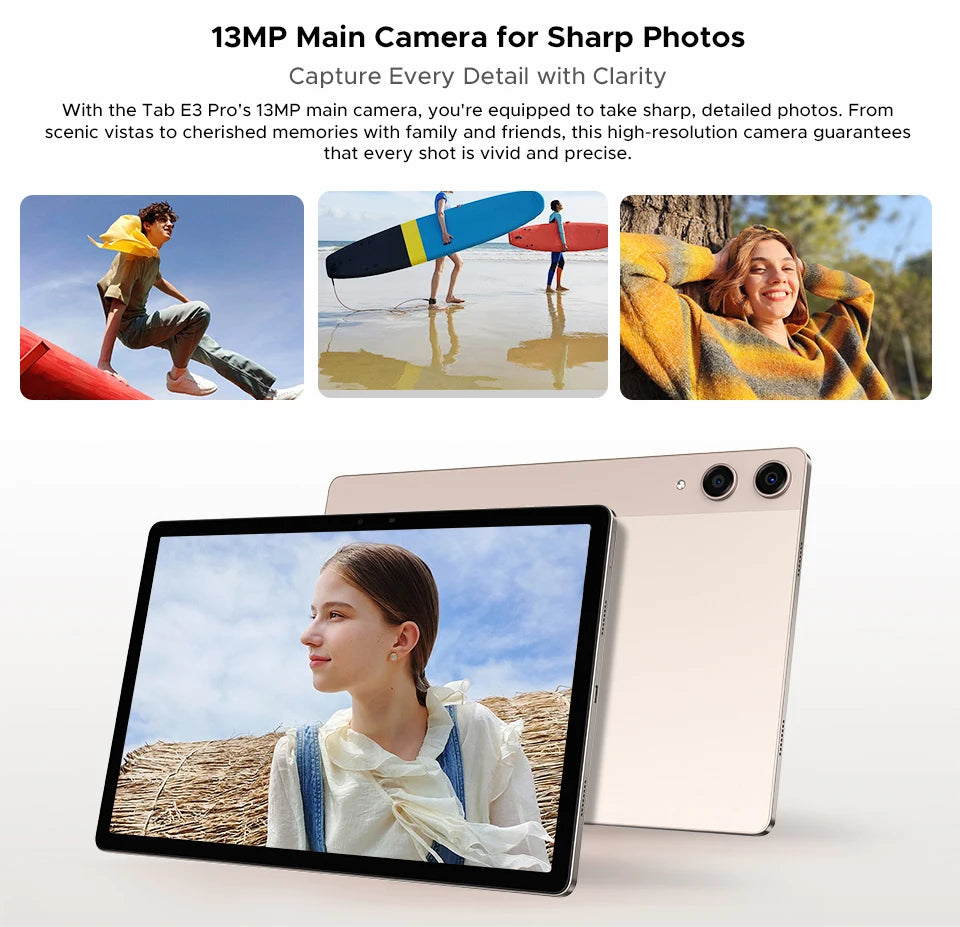 DOOGEE Tab E3 Pro 2-in-1 Tablet-PC - 256 GB ROM, 11000 mAh, 13 Zoll