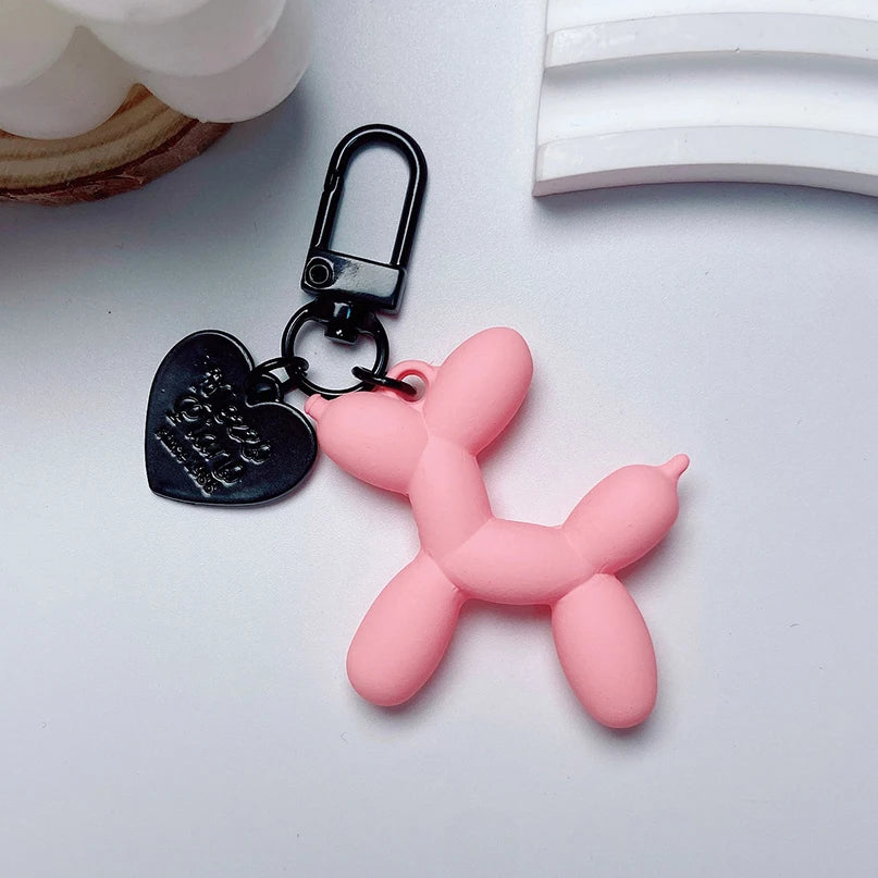 Damen Schlüsselanhänger 2025 - Adorable Balloon Dog Y2k Bag Charms Cute Puppies Acrylic