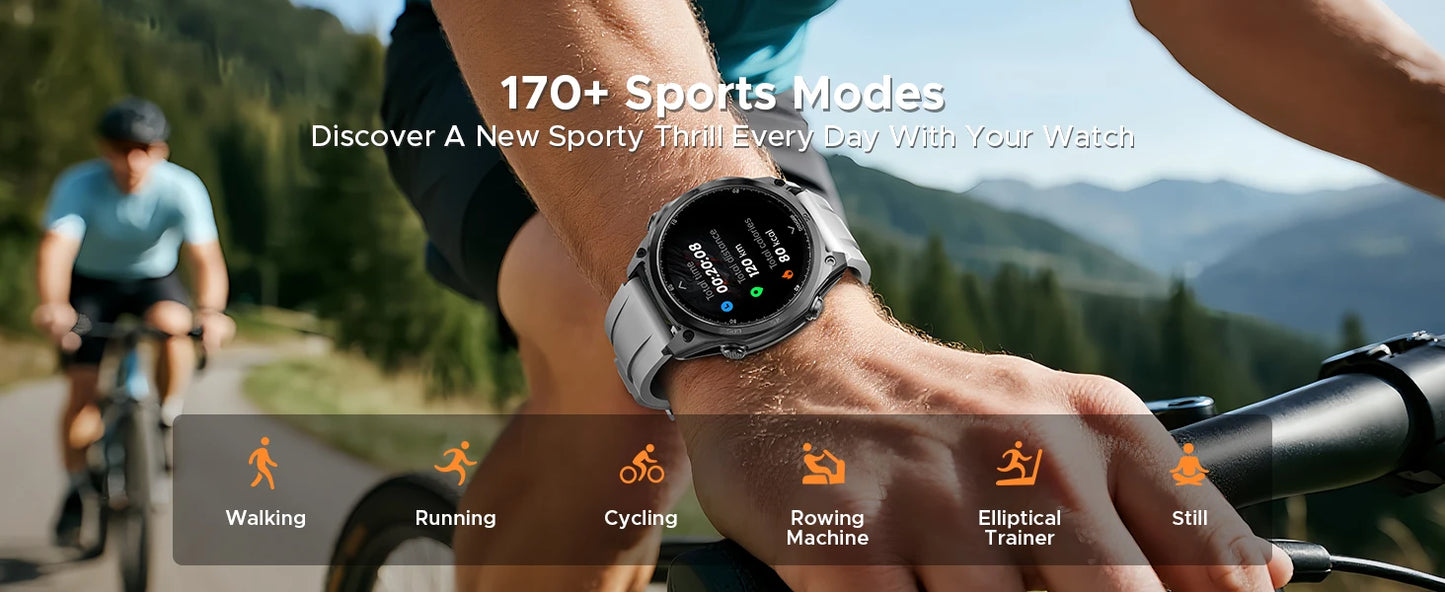 DOOGEE ANYWISE W1 PRO Smartwatch 5ATM - Kapazität 350 mAh, Display 1,4