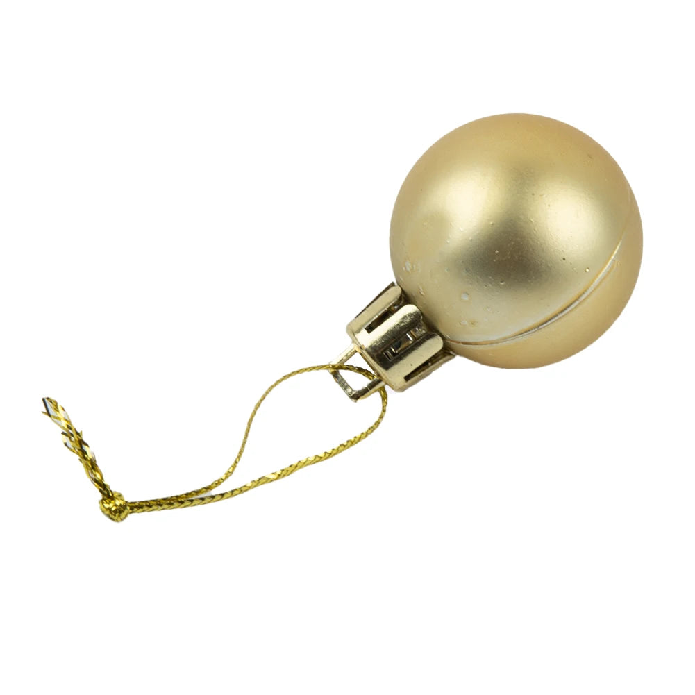 Choice Christbaumkugeln Kunststoff - 24 Stück, Ø3 cm