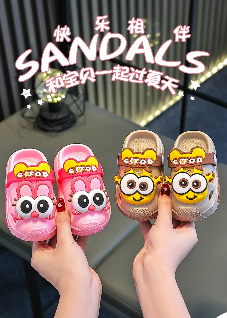 Kinder-Hausschuhe 2025: Sommer Cartoon Cool-Beach - Indoor Comfort Collection