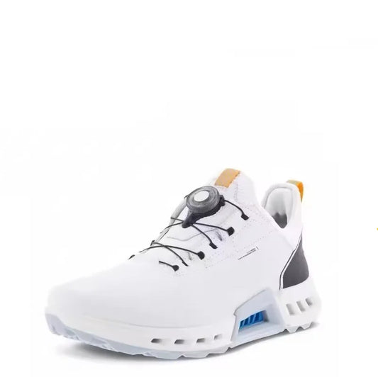 TAQCMSCN Echtes Leder Golfschuhe - Größe 42, TPU-Sohle, Leicht, Herren Für Training Und Spiel