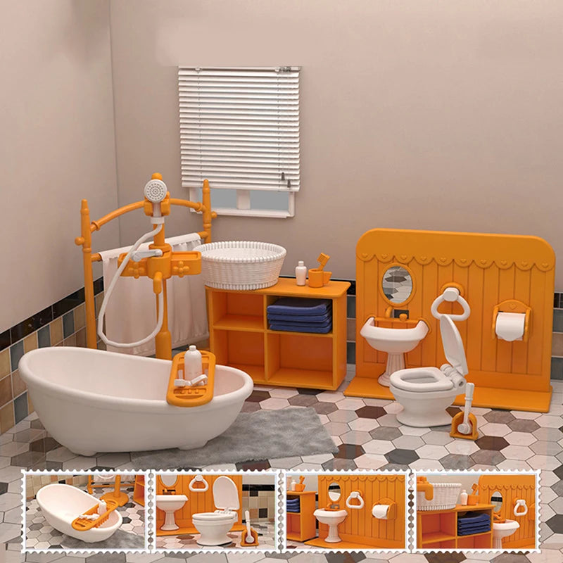 Diapercore Puppenhaus Möbelset Miniatur - 1:12 Plastik 6-12J