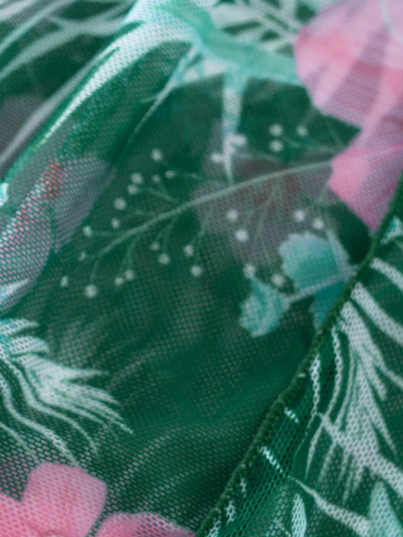 Sommer Print Schwimmanzüge: ASKATE Verbesserte Unterstützung Wire-Free Support Nylon Spandex - Dreiteilig High Waist Strand Wear Floraler Print