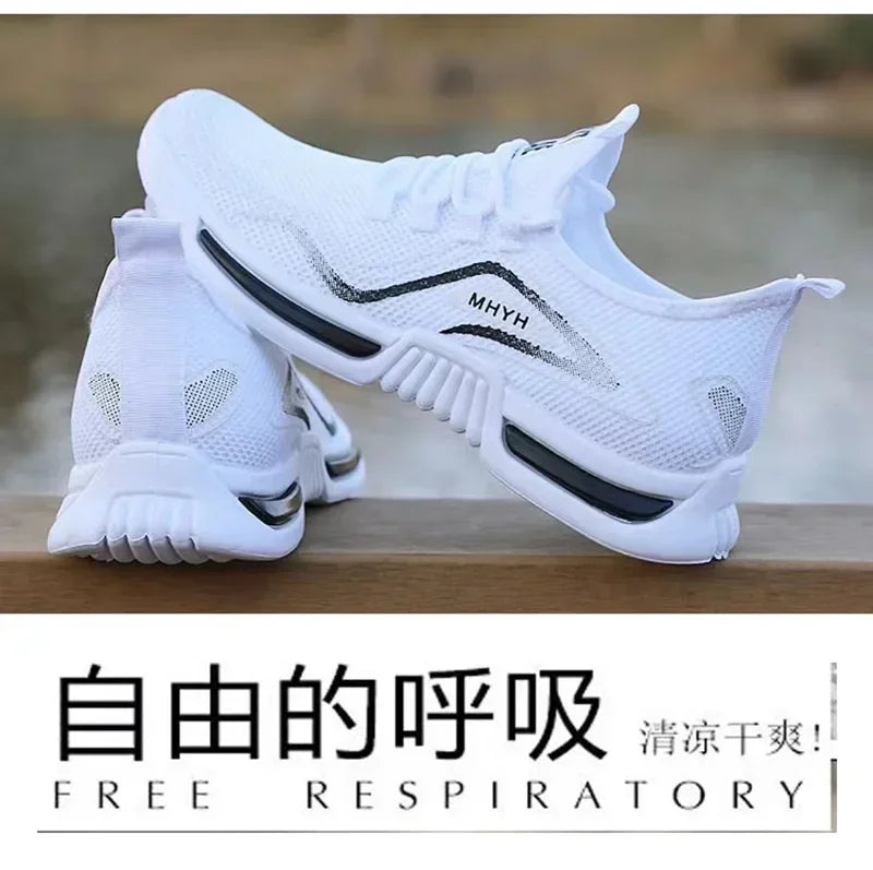 Herren-Slip-On-Sneaker 2025: Rollstep Männer Schuhe Slip on Mode Sneaker Männlich Sport Laufen Schuhe Atmungsaktiv Gym Training Walking Tennis Schuhe Non Slip Workout Flats Kollektion