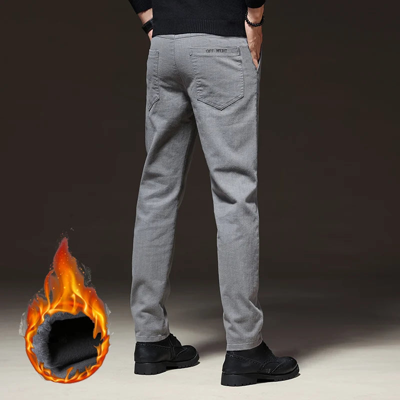 Pantaloni CN Warmfleece - Talie elastică din bumbac, model standard