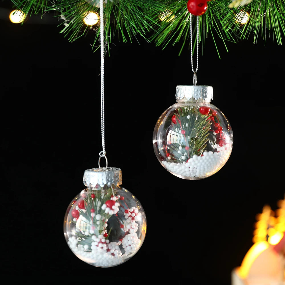Partigos Hängende Schneekugel Kristall - Kapazität 5 Stk; Größe Ø4 cm