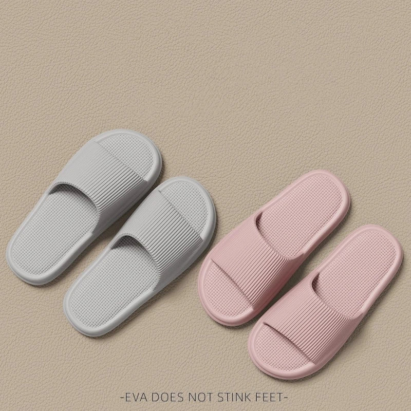 Frauen Sommer Prägnant EVA Hausschuhe Männer Weich Heim Slides Paare Badezimmer Rutschfest Sandalen Erwachsene Komfortabel Outdoor Strand Schuhe