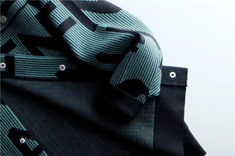 Nive Burs Cardigan Umlegekragen - Größe M-XXL, Polyester Baumwollmix, Knopfverschluss