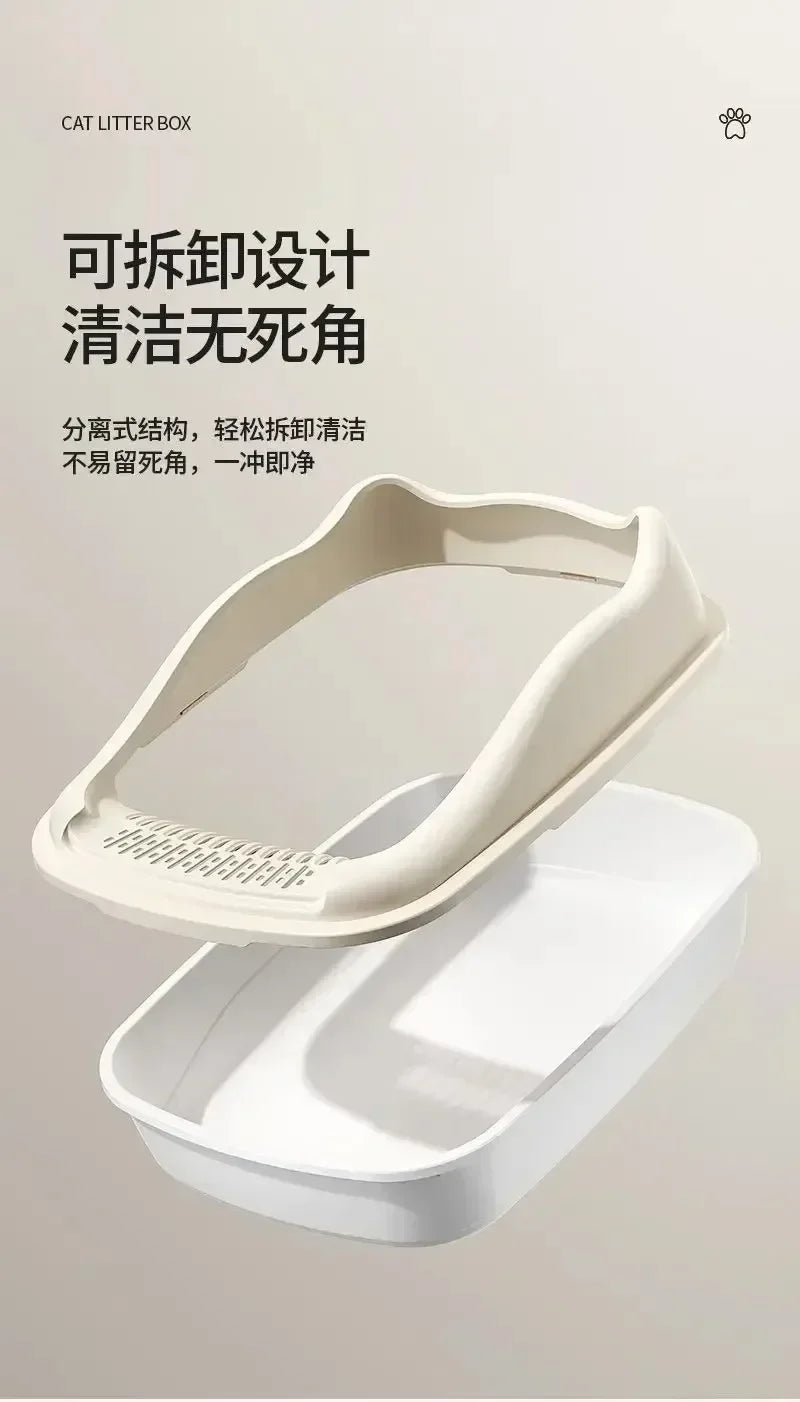 Bedpans001 Katzentoilette Spritzschutz - 30x40cm, Kunstst.