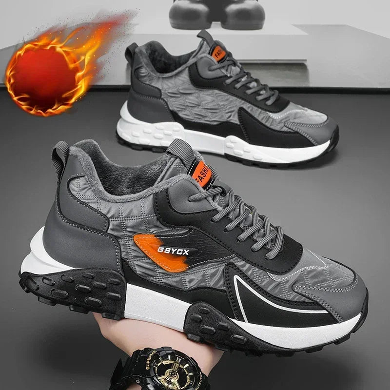 Herren-Platform-Sneaker 2025: Luxus Winter Cotton - Plus Size Running Collection