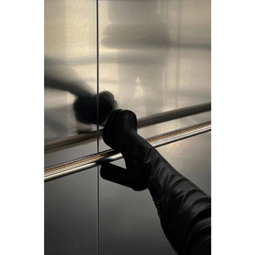 Ghete peste genunchi KarinLuna cu toc cu platformă - lungimea tijei deasupra genunchiului, înălțimea tocului 8 cm, mărime standard