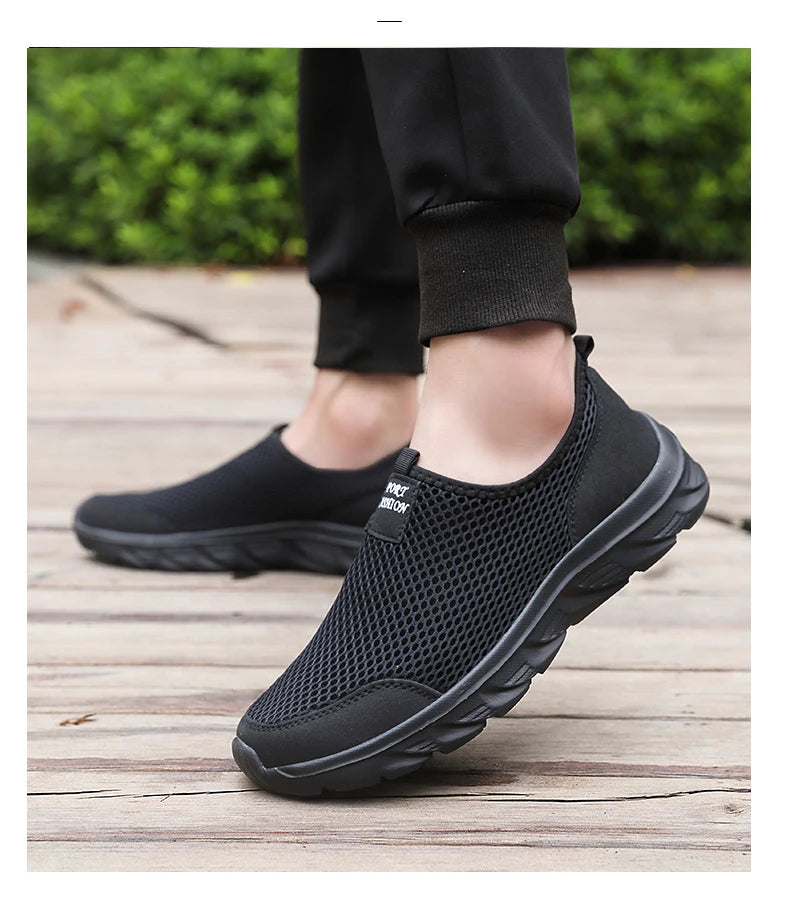 Men's Sneakers Breathable Men Casual Shoes Outdoor Male Slip On Loafers Walking Sneakers Tennis For Men