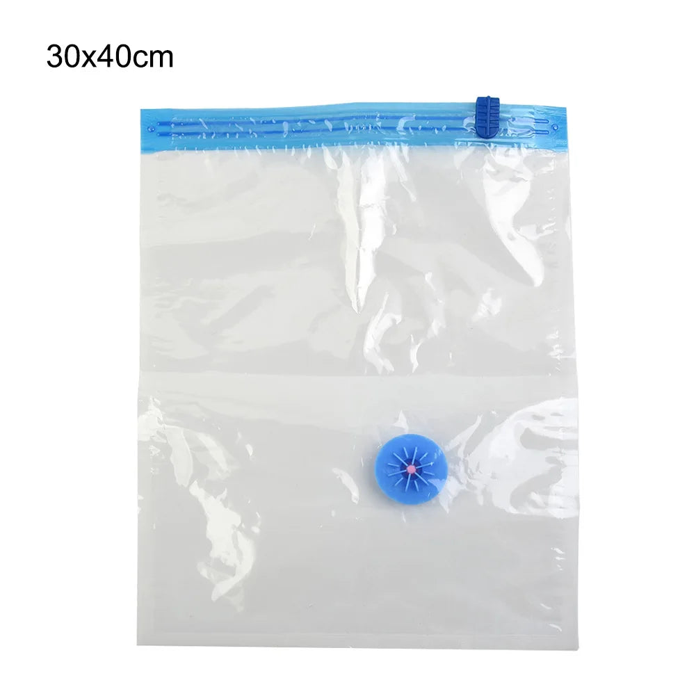 Transparent Vacuum Bag Folding Compressed Space Saving Clothes Storage Vacuum Storage Bag Household 1 Pcs
