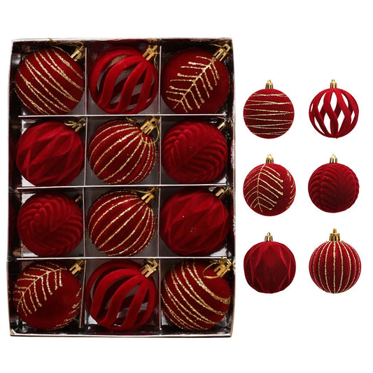 Choice Weihnachtskugeln - 12er Set Ø6 cm Glas Christbaumschmuck