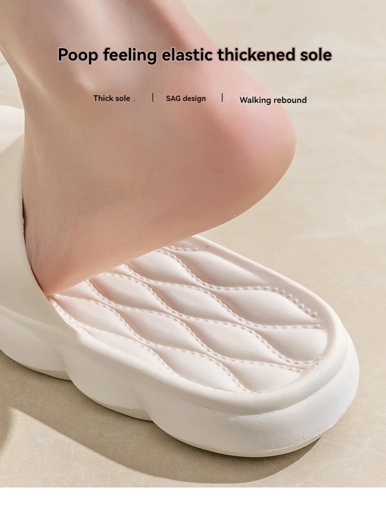 Women Summer Slippers Men Home Shoes Household Indoor Bathroom Bathing Couple EVA Slippers Sandals Slippers Anti-slip Anti-odor