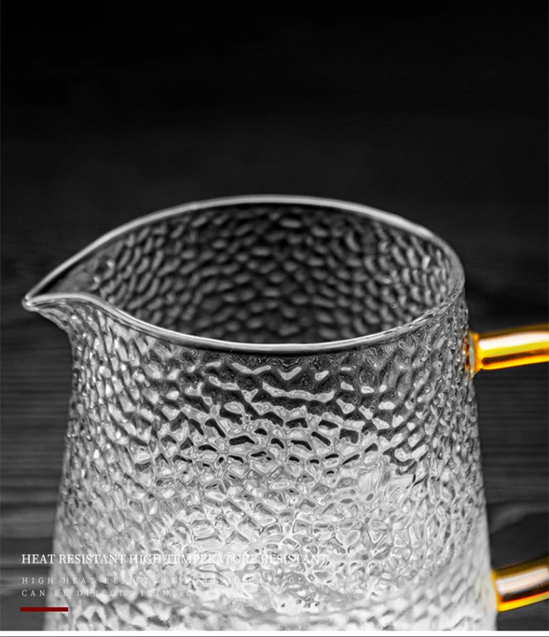 GIANXI High Quality Heat Resistant Glass Tea Pot Chinese Kung Fu Tea Set Puer Kettle Coffee Glass Pot Convenient Office TeaPot