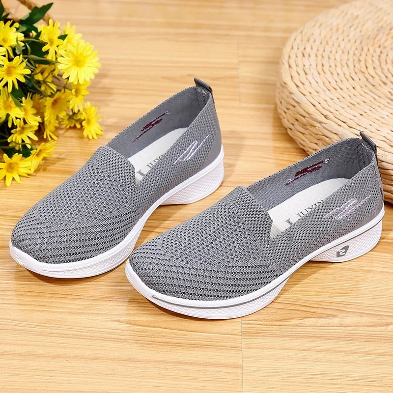 Women Fashion Shoes Flats Laides Breathable Loafers Casual Sports Walking Yoga  Zapatos De Mujer 2024 Zapatillas Mujer Sneakers