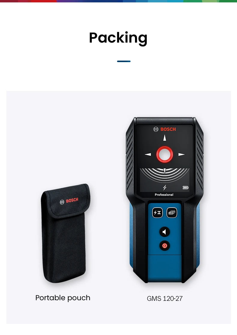 Scaner de perete 2025: Detector de perete Bosch Professional - Scaner digital pentru cabluri sub tensiune