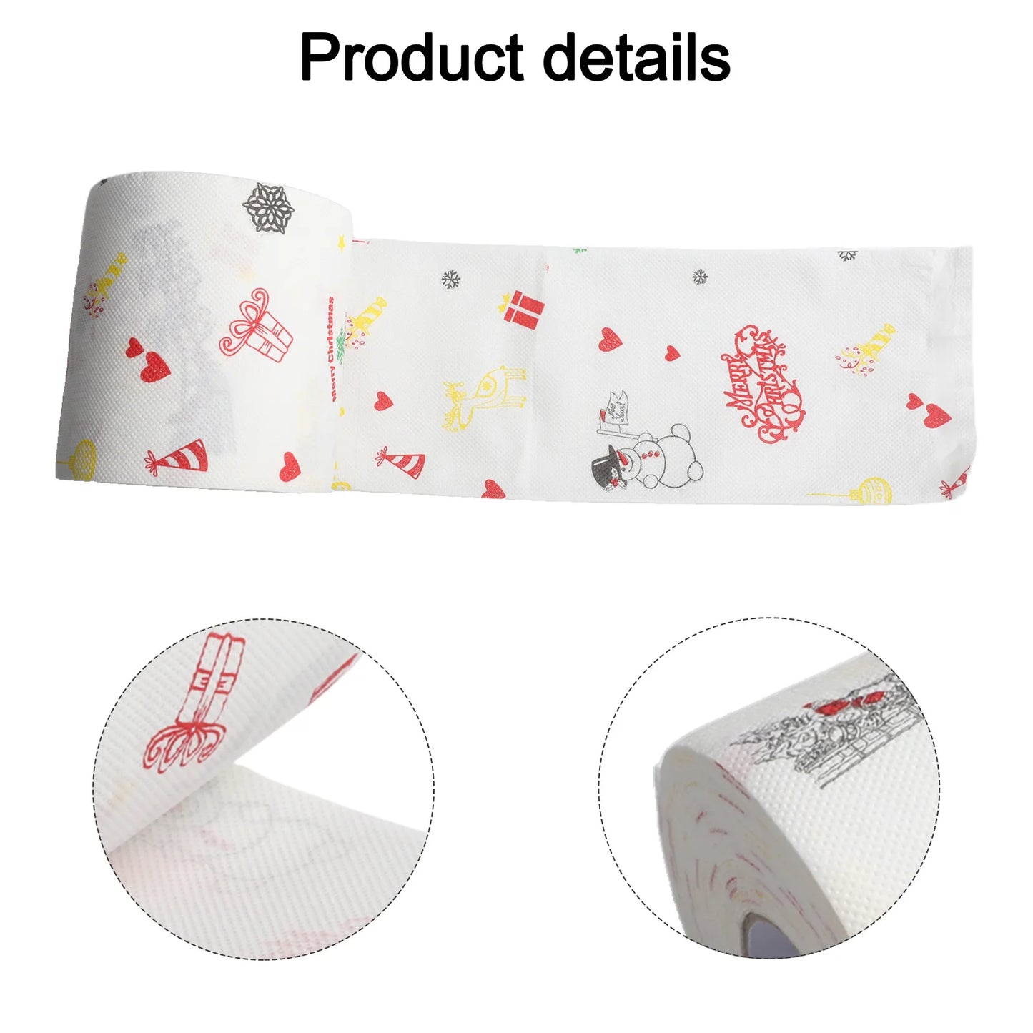 1 Pcs Christmas Santa Claus Bathroom Toilet Roll Merry Christmas Home Decoration 2024 Christmas Decoration New Year Ornaments