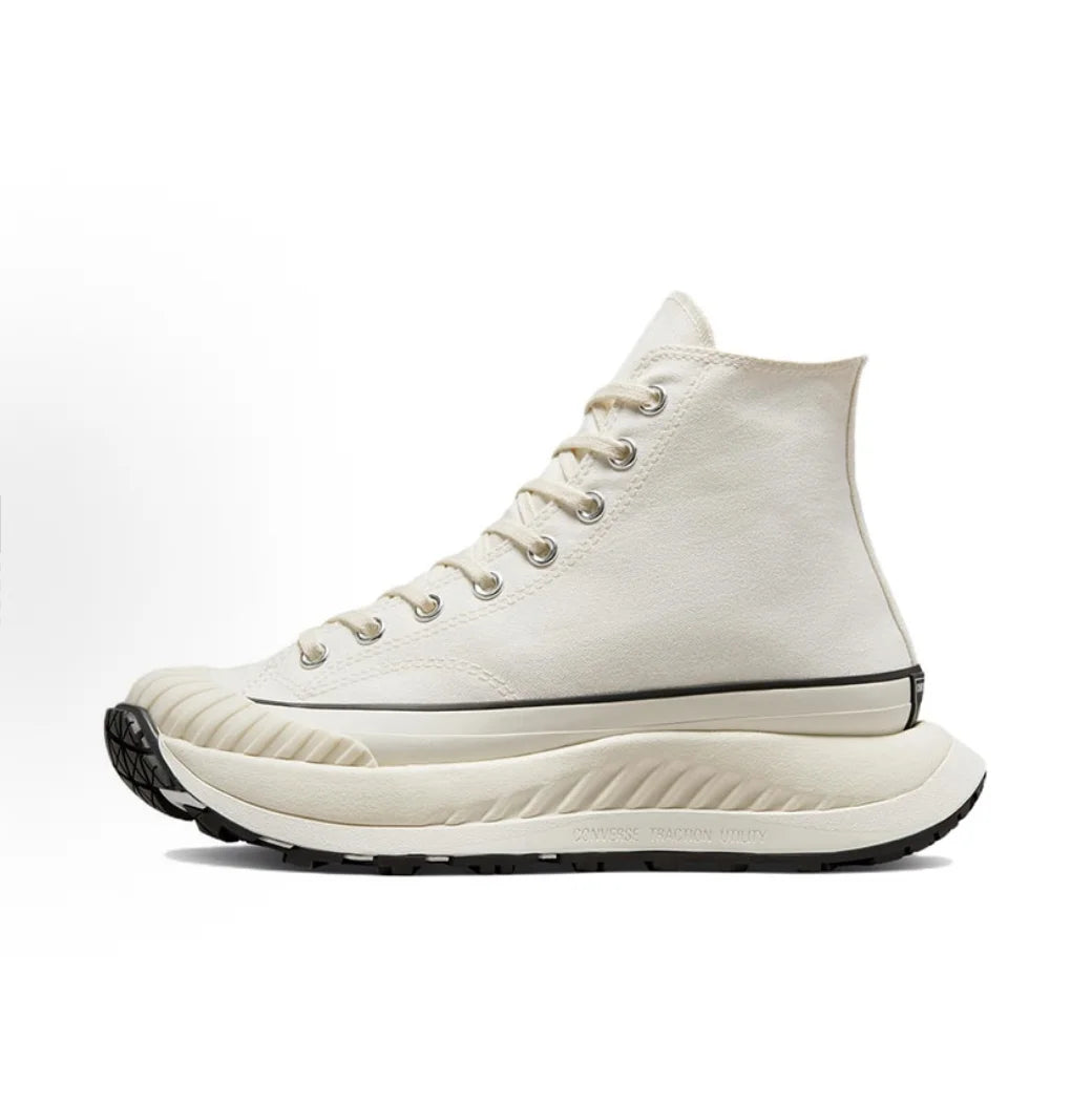 Converse Chuck 70 AT-CX Unisex Alb/Negru Low-Top - Piele din pânză, Șireturi, Talpă din cauciuc