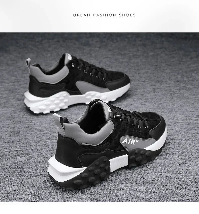 Sapatos Masculinos Platform Sneaker - EU Gr 45 46 4cm