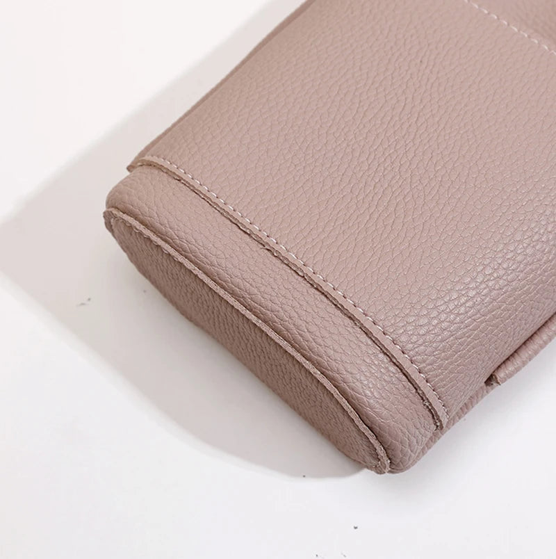 Modisch Handy Tasche Frauen 2025 - Crossbody Klein PU Leder Tasche - Neu Fashion Vielseitig Minimalist Unisex Shopping Phone Tasche