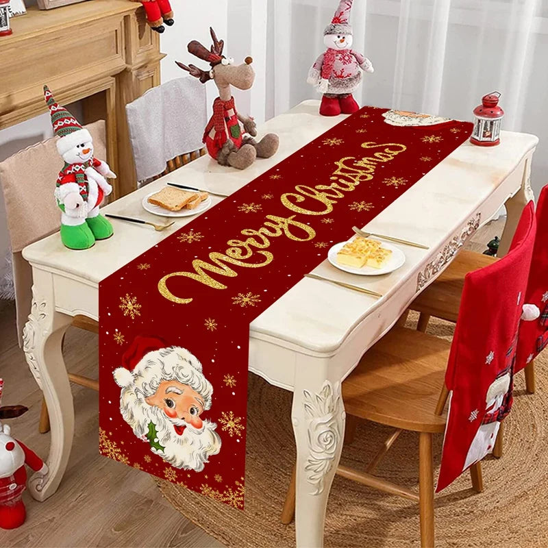SantaHome Tischläufer Weihnachtszauber - Maße 30x180 cm, Baumwolle
