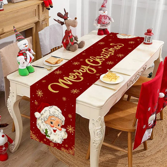 SantaHome Tischläufer Weihnachtszauber - Maße 30x180 cm, Baumwolle