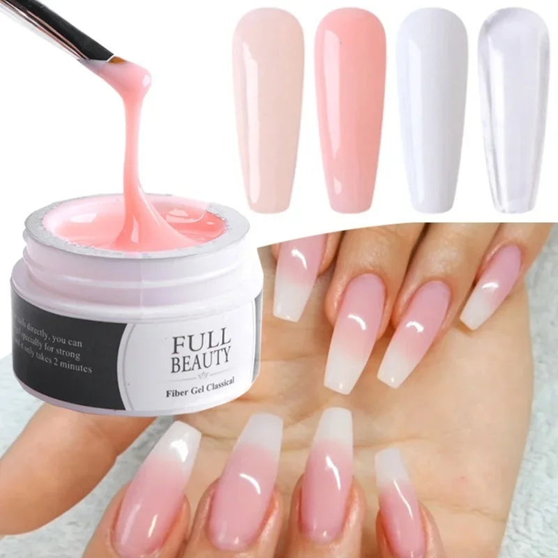 Nagel Extension Gel UV LED 2025 - Gelee Beauty Erweitert Modell Gel - Nagel Kunst Lack Reparatur Gebrochene Nägel Gel Erweitern Nagel Spitzen